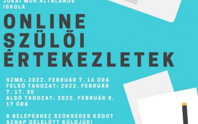 Online szülői értekezletek