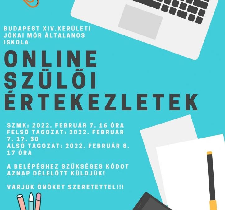 Online szülői értekezletek