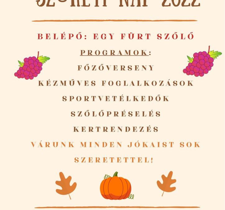 Szüreti nap